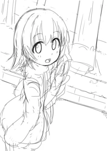 ずっとみりあちゃん描いてるけど多分誕生日には間に合わない…悔しい 