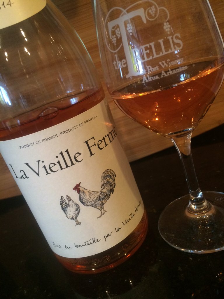 postwinery's tweet photo. This label looks like?#ARGrown #PoultryCapital🐓Thanks@lavielleferme for a deliciously balanced #Rose #Wine.Cheers! https://t.co/Cm8nfjL1x1