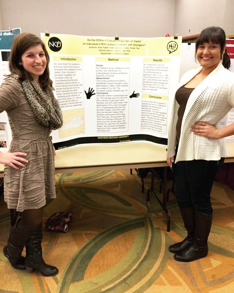 OneShotKrista's tweet photo. Got to present our research project at the Celebration of Research and Creativity! Representing @MACOM_NKU https://t.co/pYRdOc0WKw