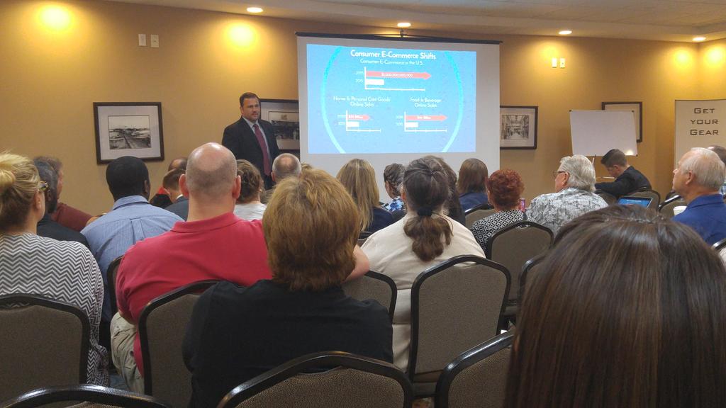 DaveCanniff's tweet photo. Eric &amp; Malea Johansen are rocking the Intro meeting tonight in Fort Myers FL !!! Bonverarocks!!! https://t.co/W1VJUky9fd