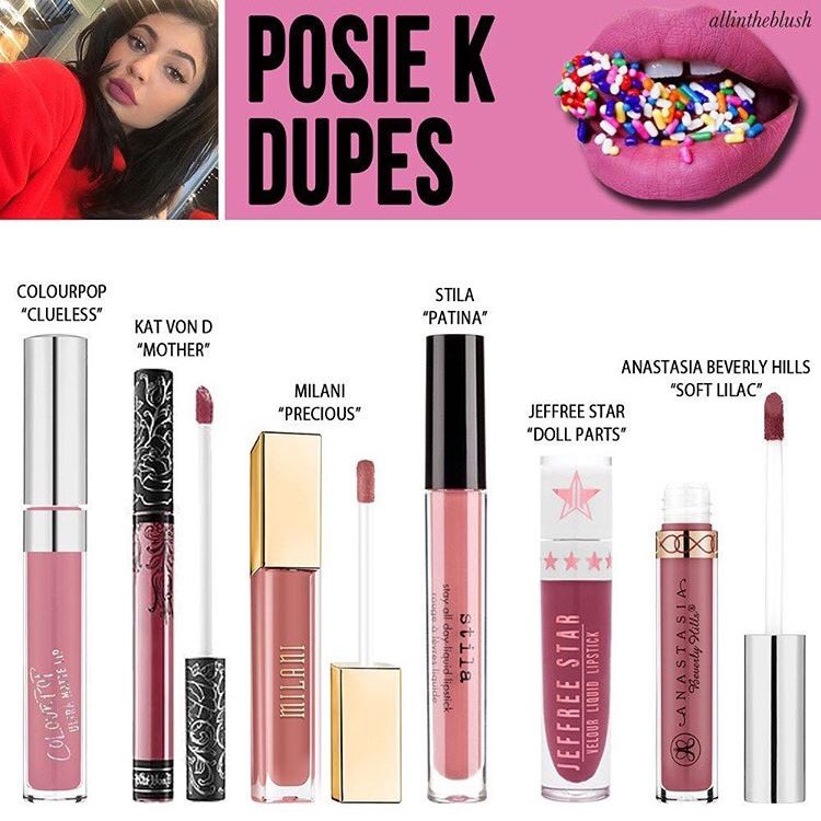 ifxckwithmakeup's tweet photo. #KylieLipKit dupes!! 😍😍😍 https://t.co/oNLWCKcmm7