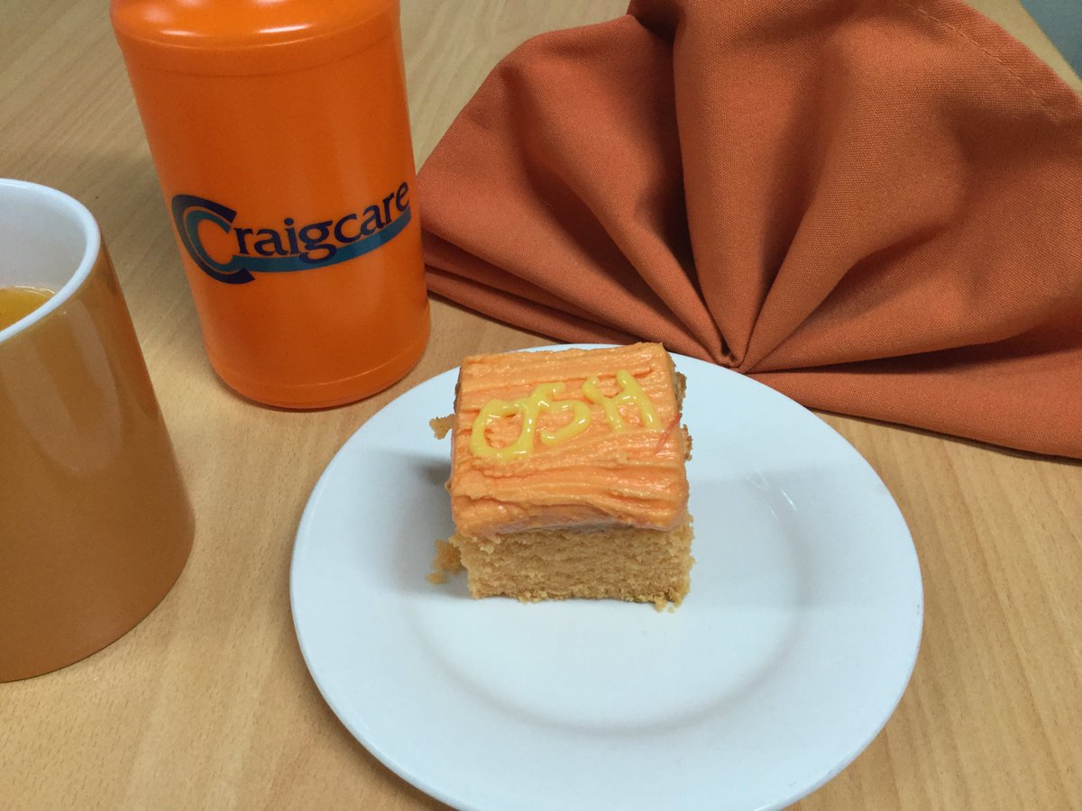 CraigcareAUS's tweet photo. Berwick are going orange for Craigcare #OSHWeek to raise awareness of the different OSH risks we face https://t.co/cvBmfmKJAw