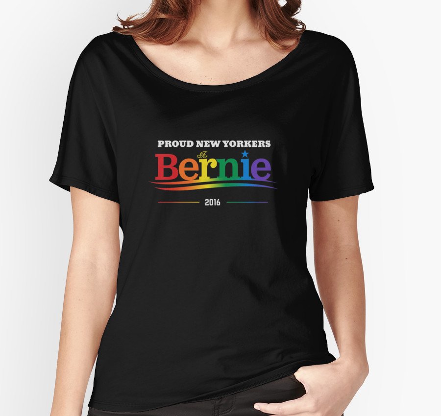 BernieDesigns's tweet photo. New #Bernie #Rainbow designs for our New Yorkers! Get them here: https://t.co/WwyHRCnXY2 &amp; https://t.co/AKHMC7wwOX https://t.co/gYEcWUEKf7