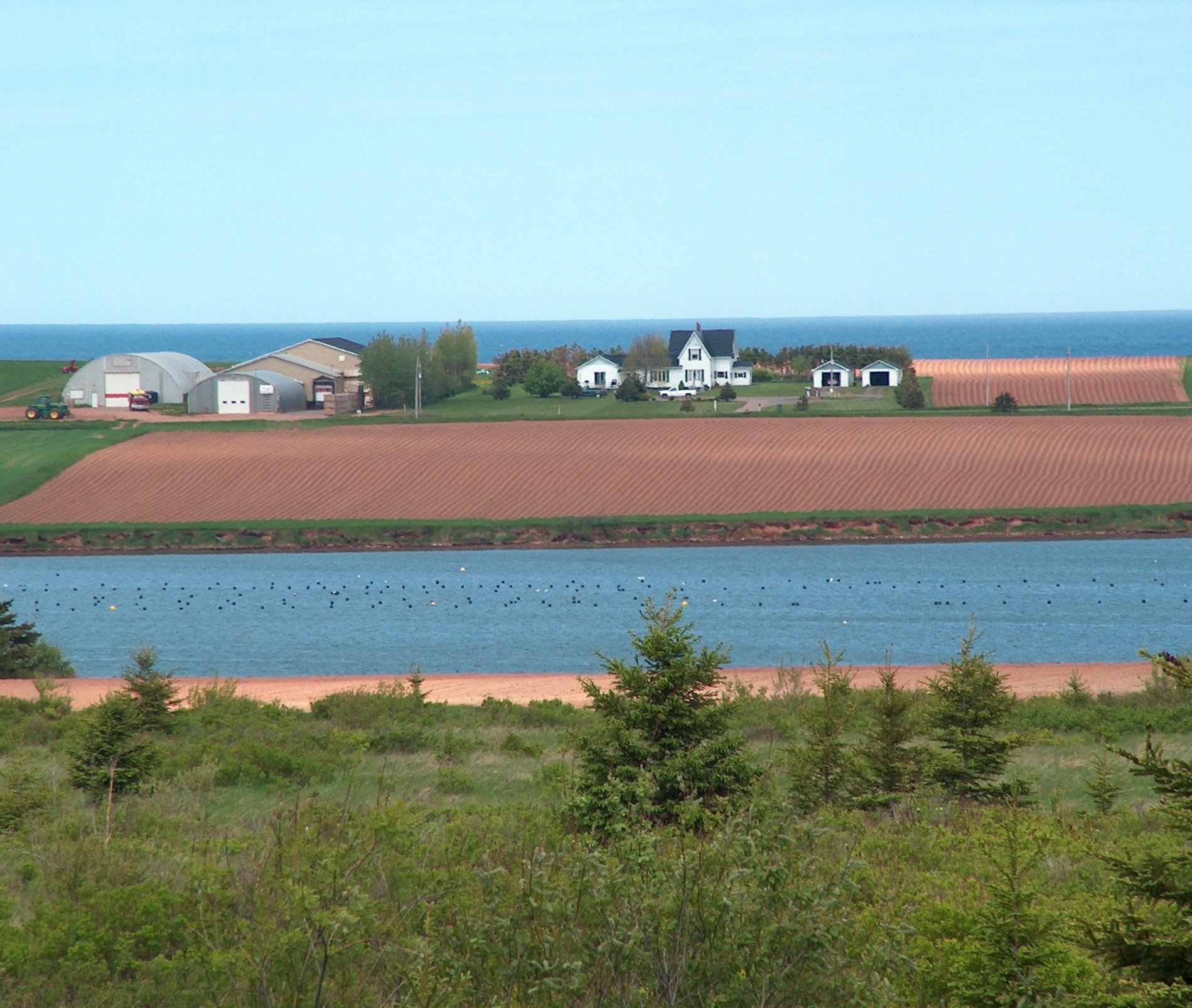 PEI Potatoes on Twitter "Rich red soil surrounded by shades of blue... that's PEI!!…