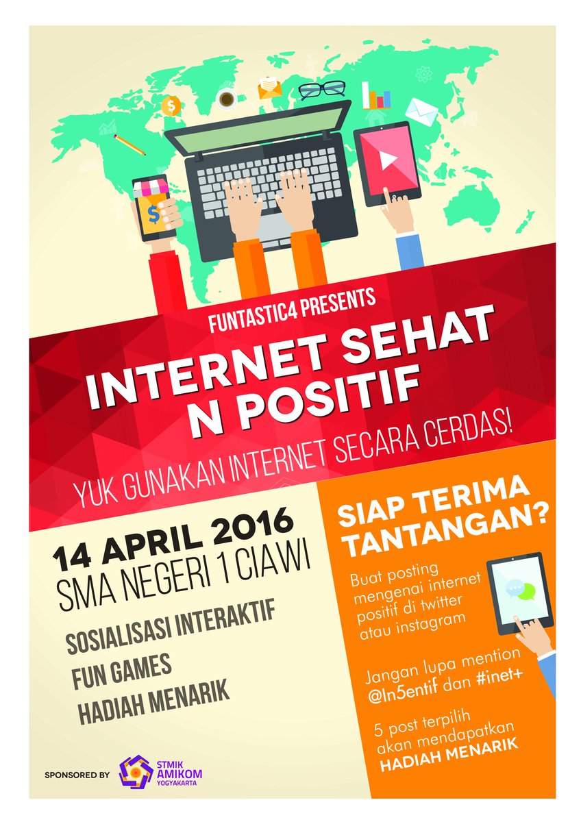 in5entif's tweet photo. Guys, H-1 sosialisasi INSENTIF, internet sehat n positif. Ikuti tntngannya yaak, km bs dpt merchandise mnrik #inet+ https://t.co/JVbdi8knNW
