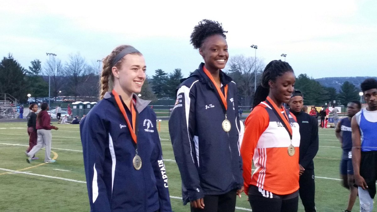 Congrats Jessie 2nd in triple @Don Boyer meet! <a href="/patriot_tj/">TJ Patriot Council</a> <a href="/TJ_Patriots_/">TJ Student Section❗️</a>