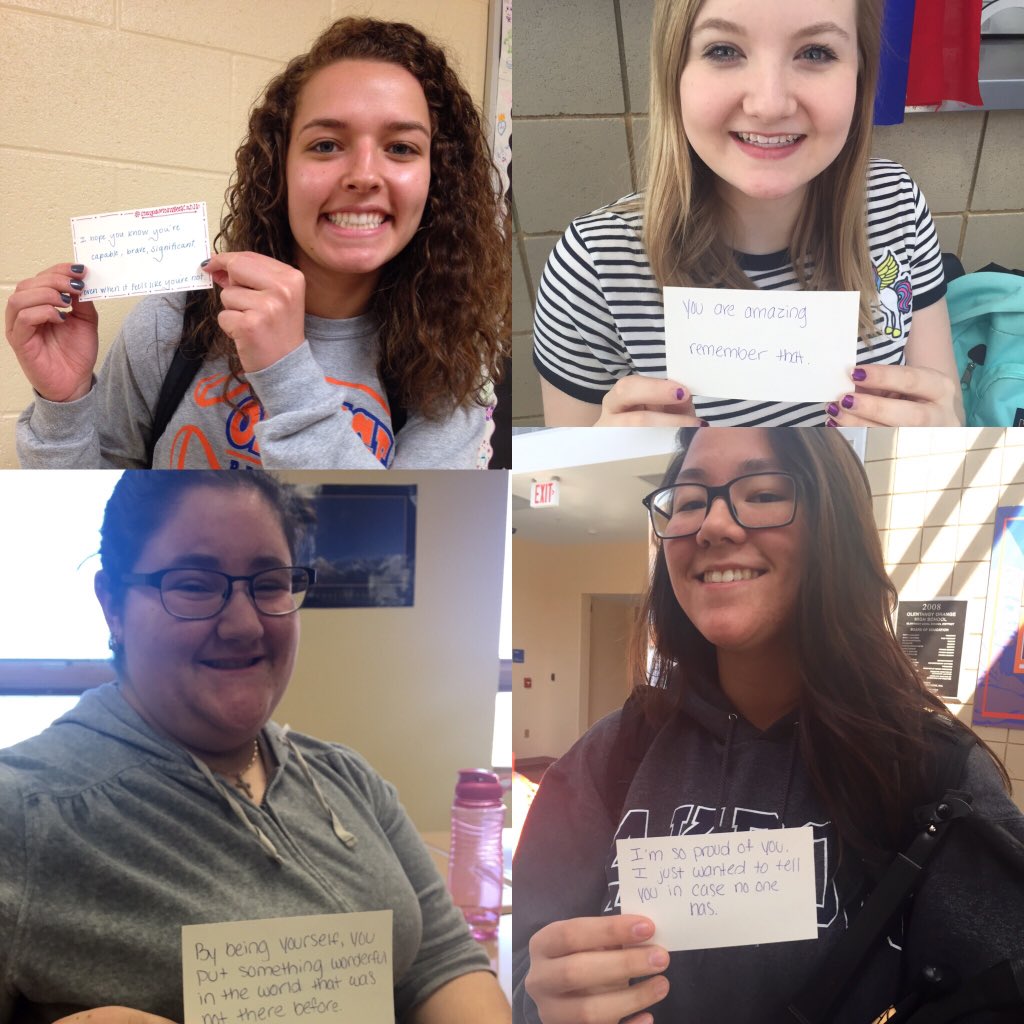 OOHScompassion's tweet photo. Compassion Week Day 2: Notes of Encouragement 😊 https://t.co/HoNdHyQ7KH