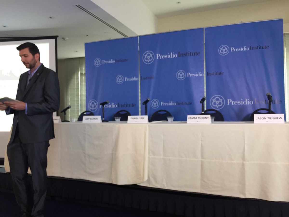 Excited to share <a href="/50Fund/">50 Fund</a> lessons learned at <a href="/PresidioInst/">Presidio Institute</a> w/ <a href="/DanielLurie/">Daniel Lurie 丹尼爾·羅偉</a> <a href="/ktshionyi/">Kamba Tshionyi</a> <a href="/Lenny_Mendonca/">Lenny Mendonca</a> <a href="/SummerSearch/">Summer Search</a>