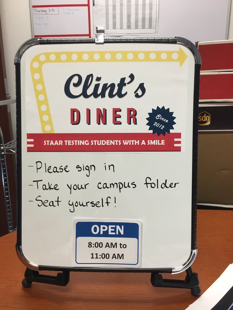 Jcline_ClintISD's tweet photo. 50s themed STAAR Training! #STAAR #PD #TestCoordinators #ClintsDiner #RootbeerFloats  @ClintISD https://t.co/qjY4aC1s0p