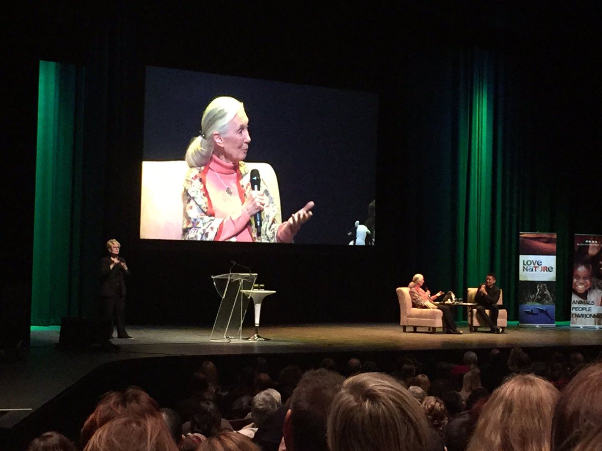 GreenSceneTO's tweet image. Dr.Goodall's first love are dogs. We can learn so much frm their compassion &amp;amp; good nature #AskJaneTO #JaneInspiresMe