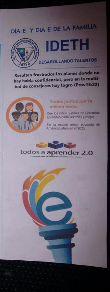 AnaMaViloria's tweet photo. #DíaE @Mineducacion  @edubarranquilla  Todos juntos por la misma meta Ideth 2016 https://t.co/bY5SSVxwrY