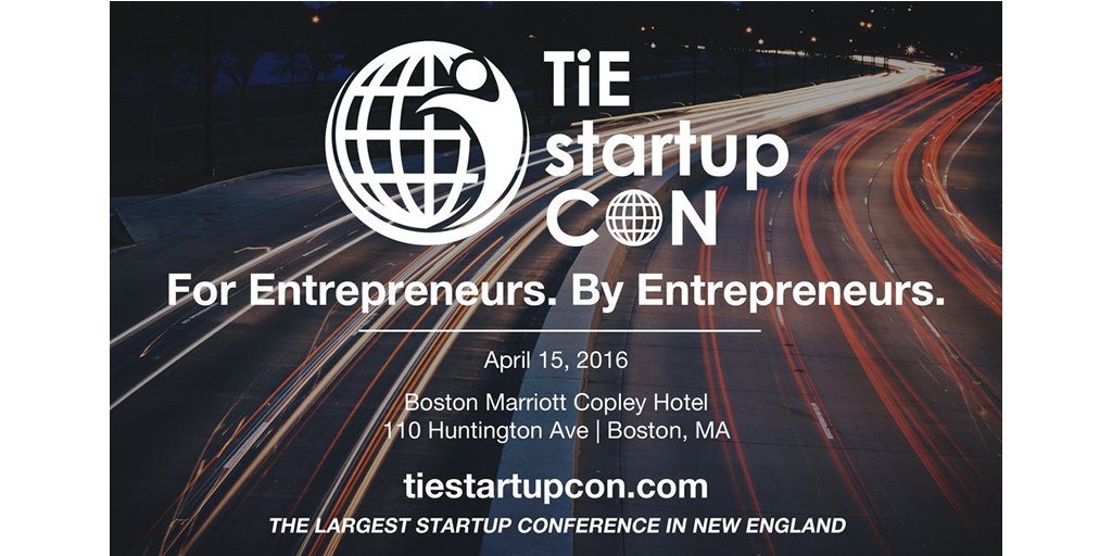 FRIDAY: 7AM #TIESTARTUPCON hosted by <a href="/tieboston/">TiE Boston</a> @marriottcopley bit.ly/TSBB416 <a href="/adkravets/">Alex Kravets</a> @moufeedkaddoura