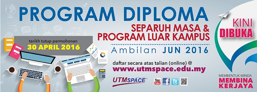 Utmspace On Twitter It S About Time Utmspace Part Time Diploma Are Now Open For Registration Https T Co Bu4e96qncf Https T Co Vya0qxqpt0