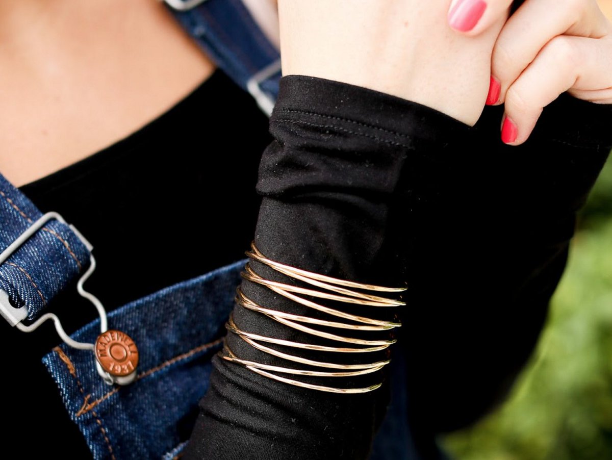 Accessorizing sleeves for the win! We adore this bracelet, found at <a href="/meijer/">Meijer</a> &amp; styled by @lakeshore_lady