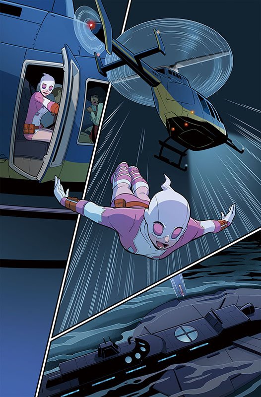 【お仕事】グウェンプール1巻「The Unbelievable Gwenpool #1」が本日4/13アメリカで発売になりました。久々のマーベルでの連載です。日本では来週あたりに入荷されると思いますのでどうぞよろしくお願いしますー! 