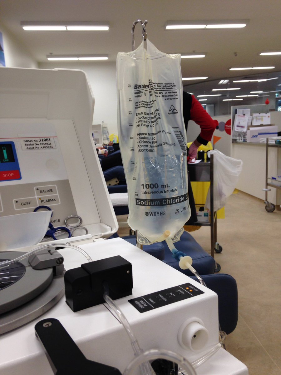 HarlockPastoral's tweet photo. Nothing like a bag of #baxterhealthcare finest while donating. #ARCBS #plasma https://t.co/UervqdBFrT