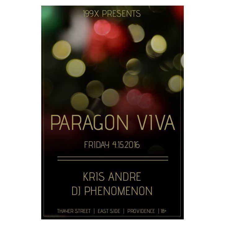 199XEn's tweet photo. Starting up Friday's at Paragon Viva this week on Thayer 💃🏻💃🏻💃🏻 https://t.co/YT6NvL7Din
