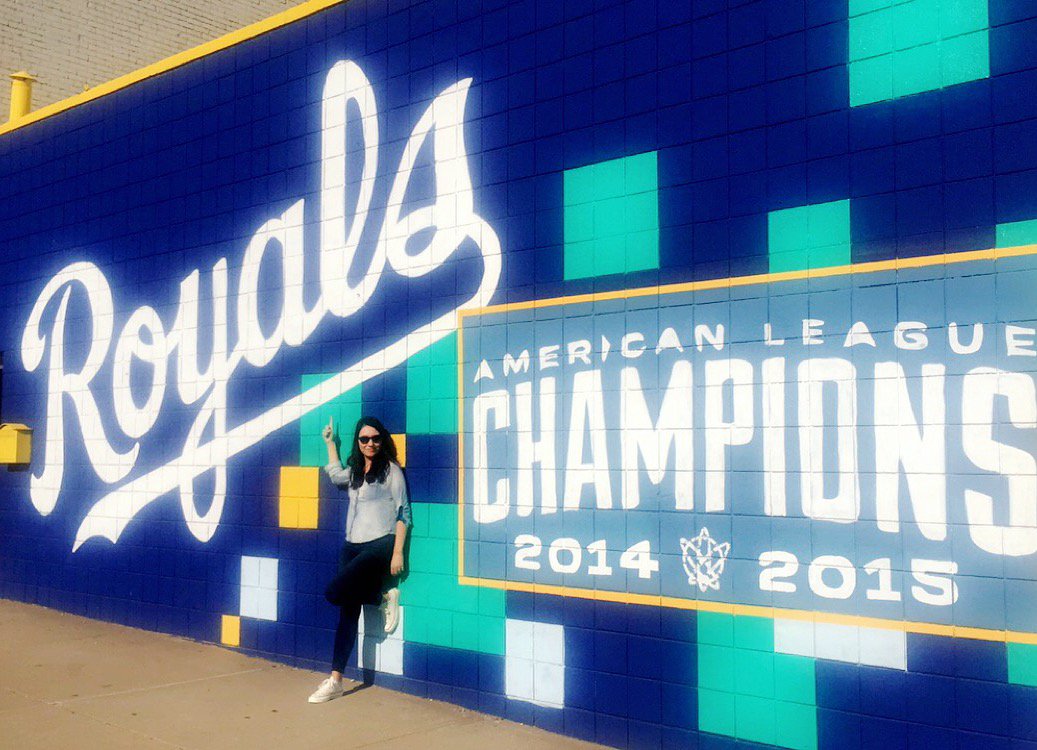 MissAmericaMO's tweet photo. ECSTATIC to throw a first pitch at the @KCRoyals Game on May 16th against the @RedSox!! 😆💙⚾️💛 #MissMo2015 #Heater https://t.co/q1GQd0xPqG