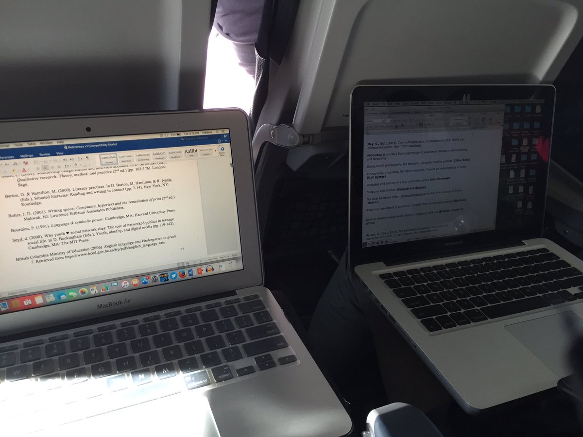 melaniemwong's tweet photo. Productive at 35000 ft with @beckerzayas #phdstudentlife post #AAAL2016 https://t.co/FlVDCaJA6n