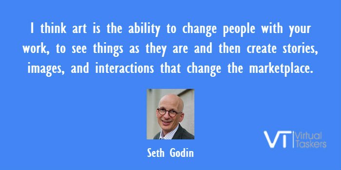 VirtualTaskers's tweet photo. #sethgodin #brilliantquotes #virtualtaskers #getitdone https://t.co/v7yicXv8C1 https://t.co/2qz4vDl7Xv