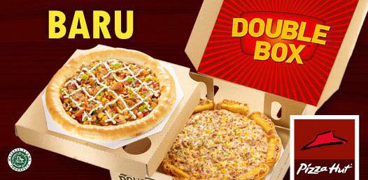 Pizza_HutID's tweet image. 2 Pizza sedang apa saja dlm 1 Double Box BARU. Rp.155,000 sesudah pajak. SKB.
