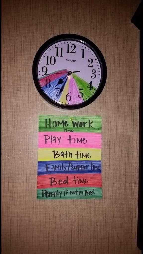 DPSPositivePost's tweet photo. Great idea for a visual schedule! https://t.co/wEHg1rV90F