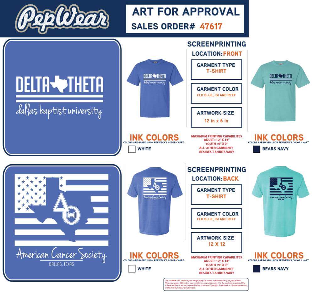 Jpratt4867's tweet photo. Selling for $15 with my sorority. It's a fundraiser for the American Cancer Society. LMK if you're interested! https://t.co/Ng17k3zNGO