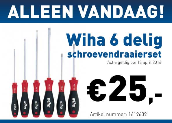 Deze super aanbieding geldt alleen voor VANDAAG!