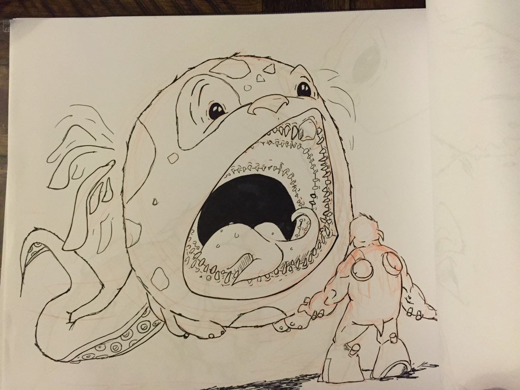 joeromano31's tweet photo. Working on some pages from my school talks with Blue. Almost ready to show the kiddos the first set. #belikeblue https://t.co/I4J4iZAjZo
