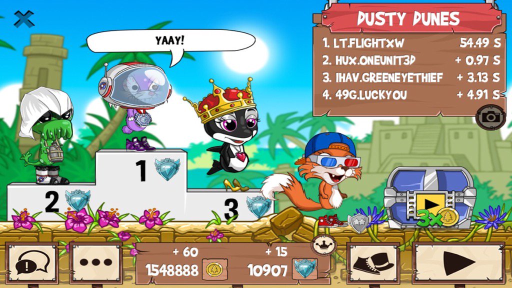 TakeFlight1996's tweet image. Get on my level, son! #funrun2 #ONEUNiT3D #GREENEYETHIEF #luckyou