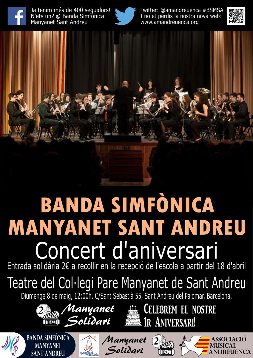 vicllerena123's tweet photo. Entrada per 2€, qualsevol tarda, a la nostra escola @amandreuenca #josocmanyanet #BSMSA https://t.co/E9D0LiF6UG https://t.co/rk1KUKgrk7