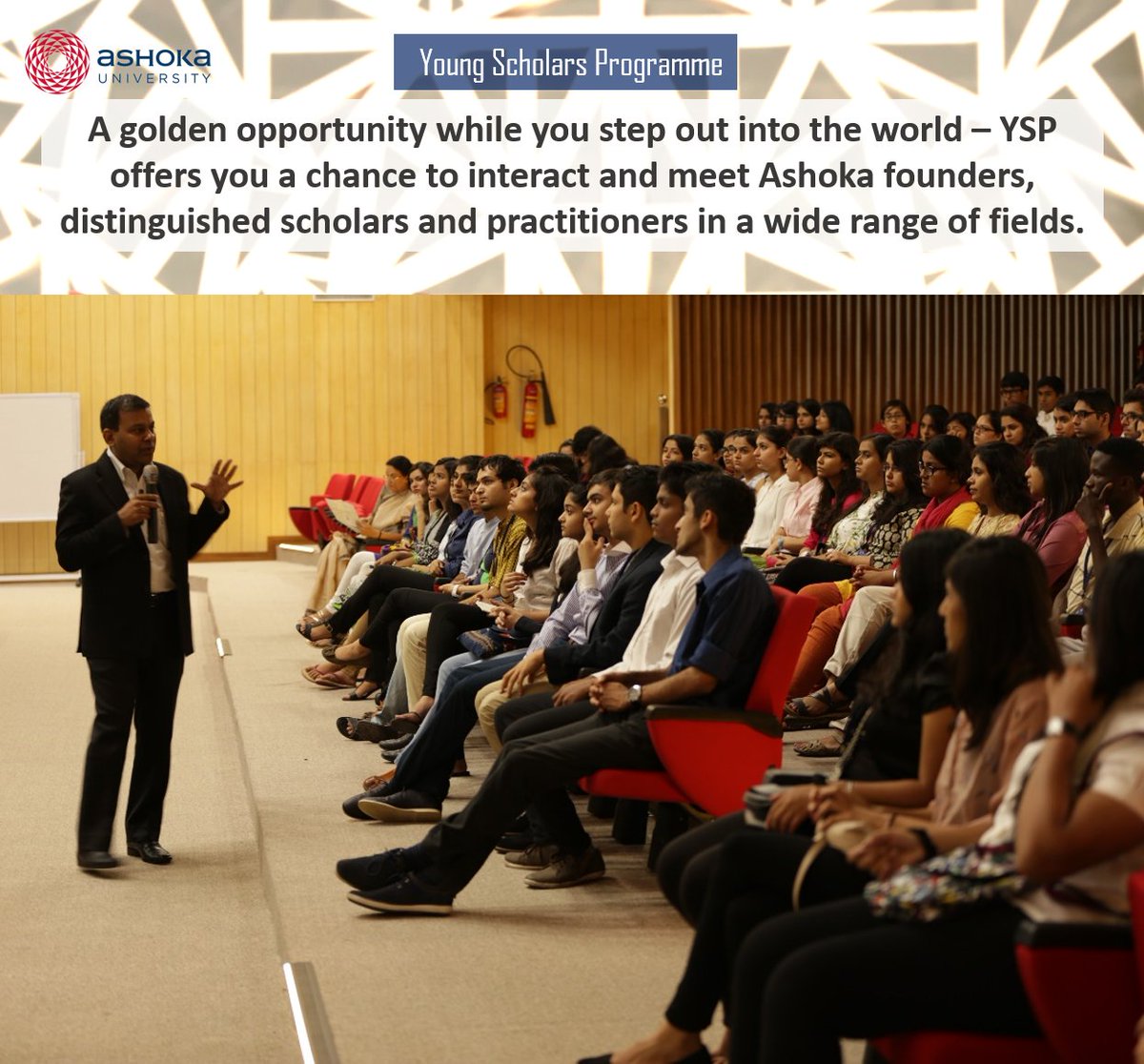 AshokaUniv's tweet photo. Calling applications for the Young Scholars Programme @AshokaUniv this summer
Apply now- https://t.co/2bn9XV4Aj6 https://t.co/UoJZP0YOhZ