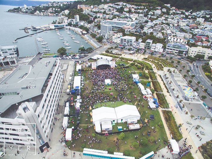 Wellington's waterfront is one of the best spots in the world for a music festival right?