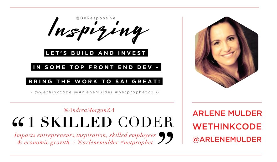 TAG8Media's tweet photo. Inspiration overload from @ArleneMulder @netprophetlive #netprophet2016 https://t.co/WQTahf3MJo