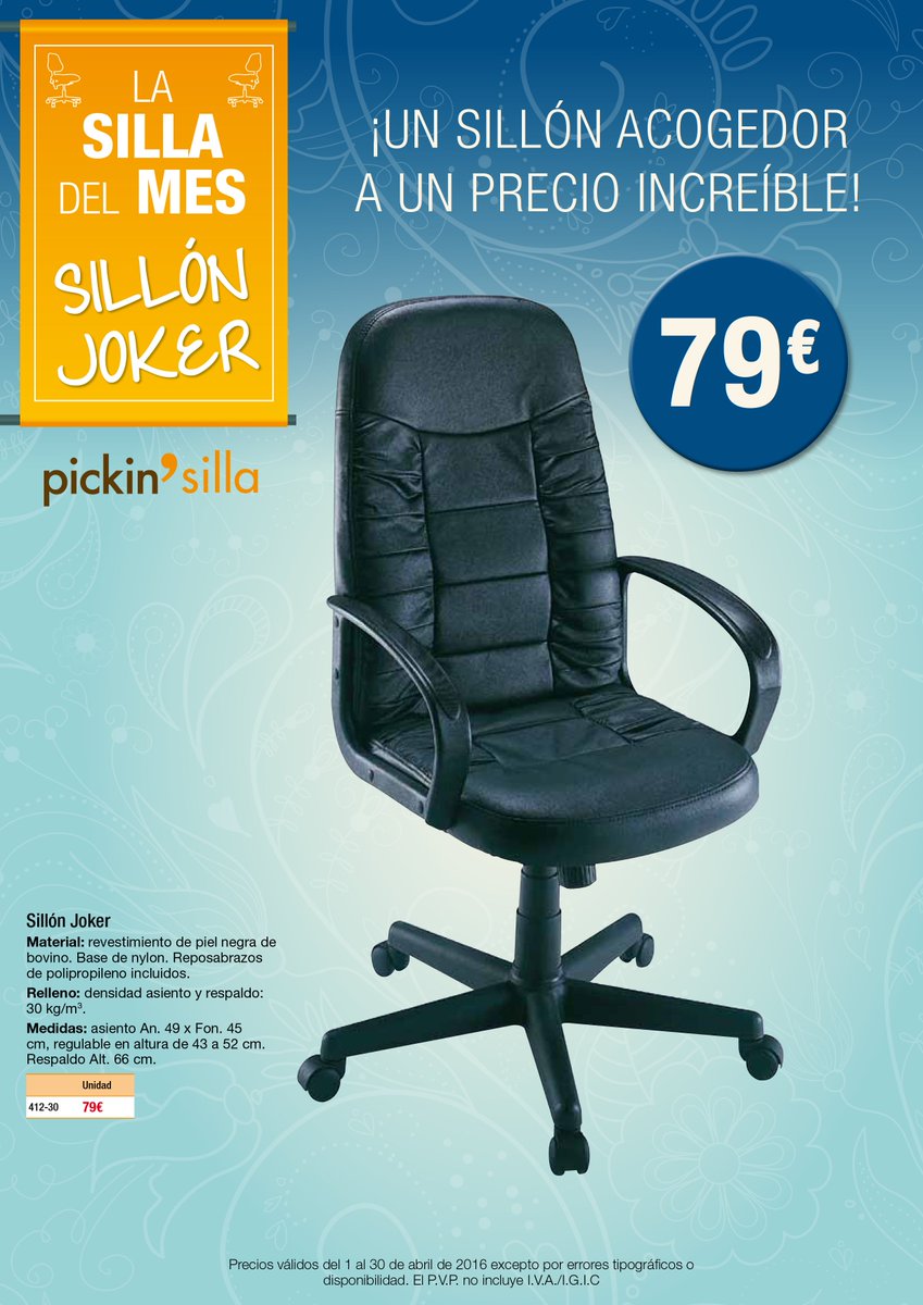 ServeisDigitals's tweet photo. ¡¡Una silla acogedora y super cómoda a un precio increíble!!
#OfertaDelMes #Mobiliario #PickingPack #ServeisDigitals https://t.co/MCluEuMtQF