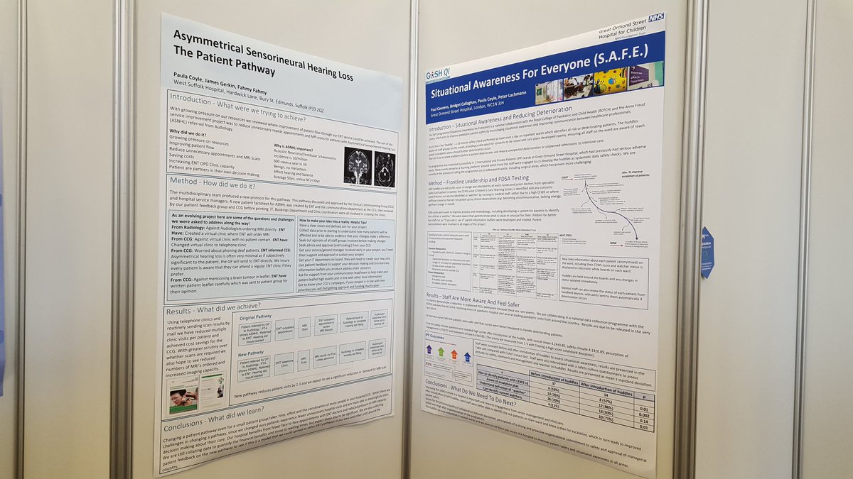 UKDrENT's tweet photo. Posters up in Gothenburg! @TheIHI Representing UK with improvement projects still on the go.  #quality2016 #qfposter https://t.co/csQ7A0v1iF