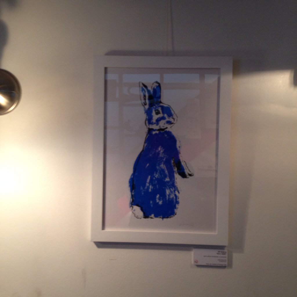 TiffHowick's tweet photo. My exhibition of screenprints is up! Hosted by @ArtSnug @TwoDoorsDownNW1 a wonderful coffee shop in Kentish Town https://t.co/ijDec8iOOv