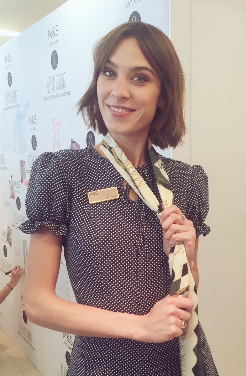 There she is #shopgirl <a href="/alexa_chung/">alexa</a> <a href="/marksandspencer/">M&S</a> #ARCHIVEBYALEXA