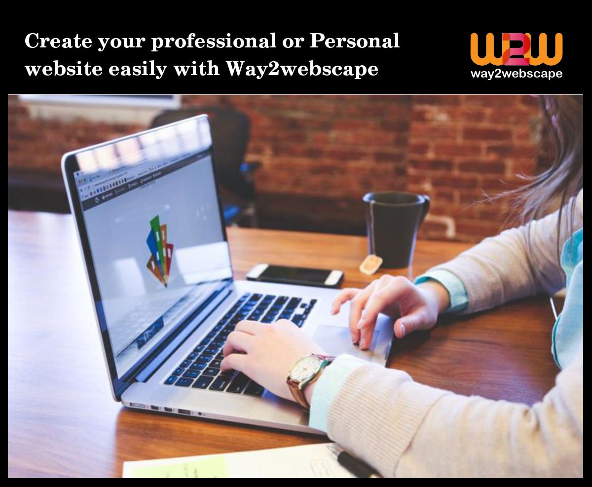 Way2Webscape's tweet image. Need a website for personal or professional use? Get it quickly &amp;amp; easily with Way2webscape just follow few steps