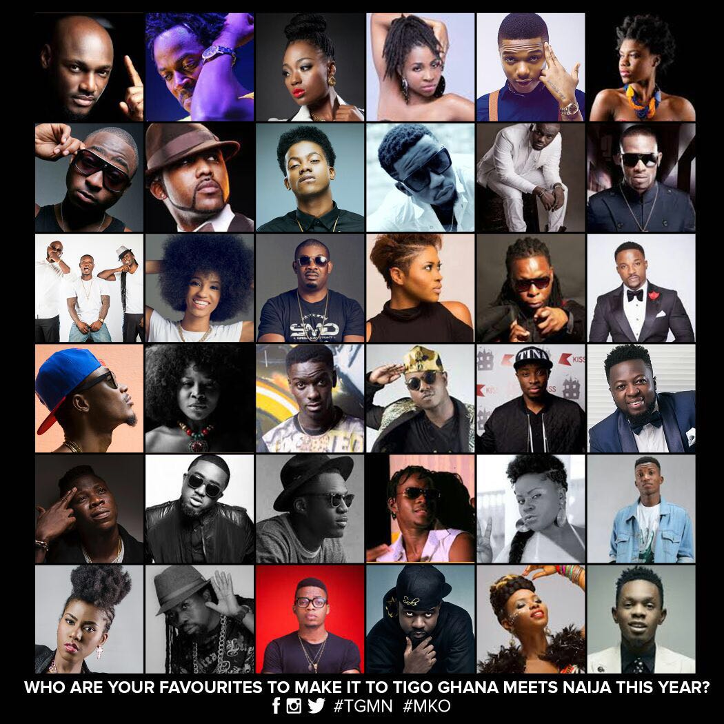 AbeikuLytle's tweet photo. Okay this serves as a guide... You mention Ghana or Nigeria artistes to make it to this years #TGMN #MKO. https://t.co/9fwUhFCnRe