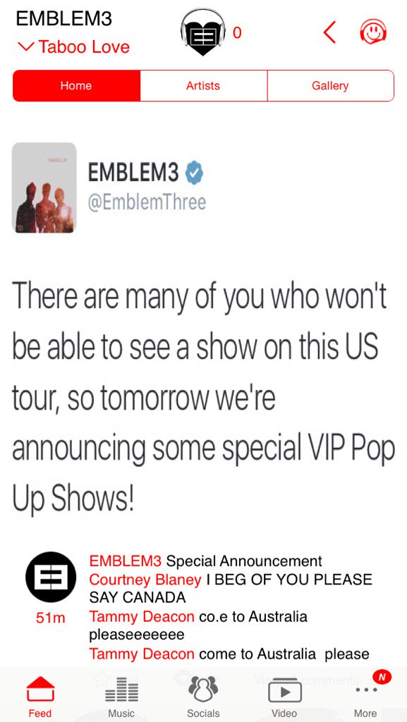 escapexofficial's tweet photo. @EmblemThree on #tour
Don't miss their #popup #shows  Check the #E3App for #details https://t.co/6JDIqU1Zm4 https://t.co/GY7RwnMeVS