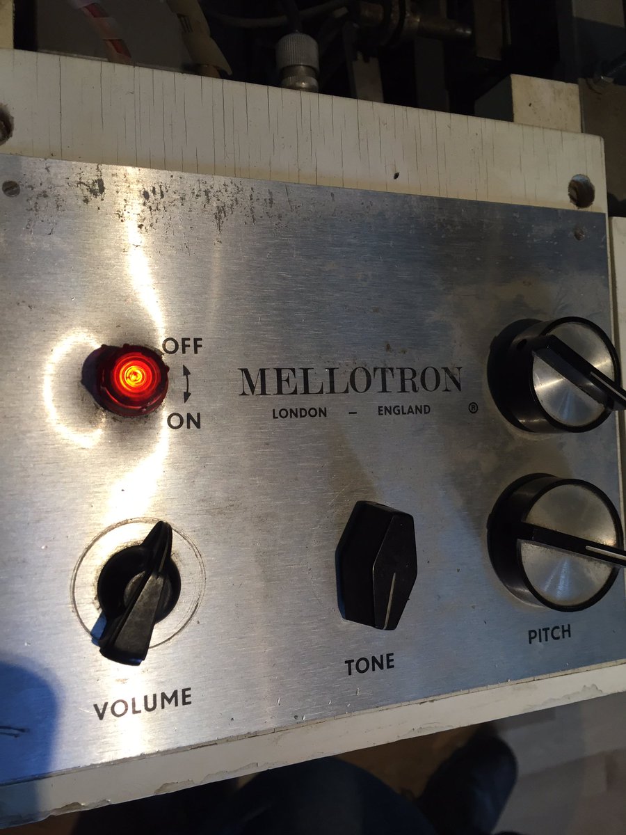 In Norway recording <a href="/soupsound/">SOUP</a> and we found this Mellotron. Lucky us.