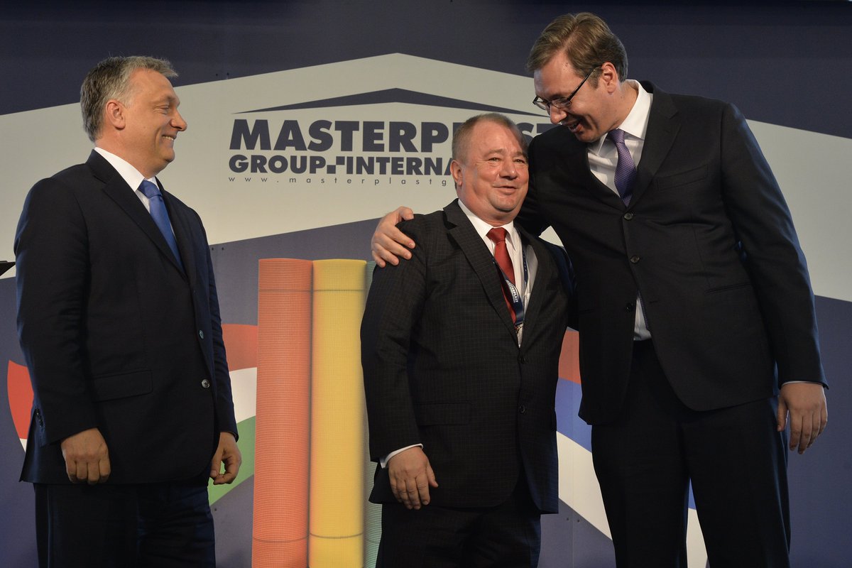 avucic's tweet photo. Хвала #Madjarska и премијеру Орбану на подршци #Srbija. Не заборављамо праве пријатеље. #Subotica #Masterplast https://t.co/EB9Gso3VVH