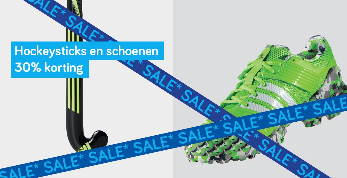 HOCKEY SALE! ALLE SCHOENEN EN STICKS 30% Korting <a href="/Strawhockey/">KHC Strawberries</a>  <a href="/HCSpaarndam/">HC Spaarndam</a> <a href="/HC_Haarlem/">HC Haarlem</a> #ASICS #ADIDAS #OSAKA #DITA