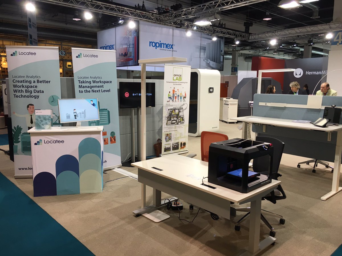 LocateeCH's tweet image. Ready for the 2nd day @WorkplaceExpo! Visit us at the @Haworthinc booth. #LocateeAnalytics #Workspaceoptimization