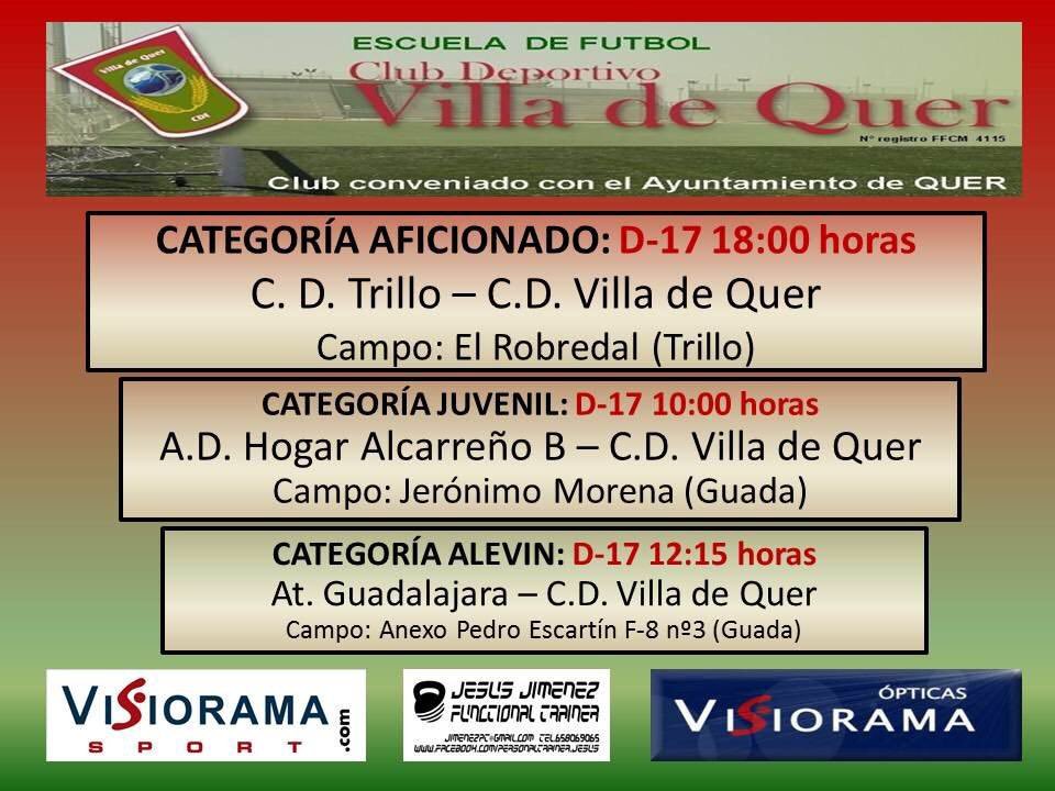 Domingo maratoniano. <a href="/cdvilladequer/">CD Villa de Quer</a>