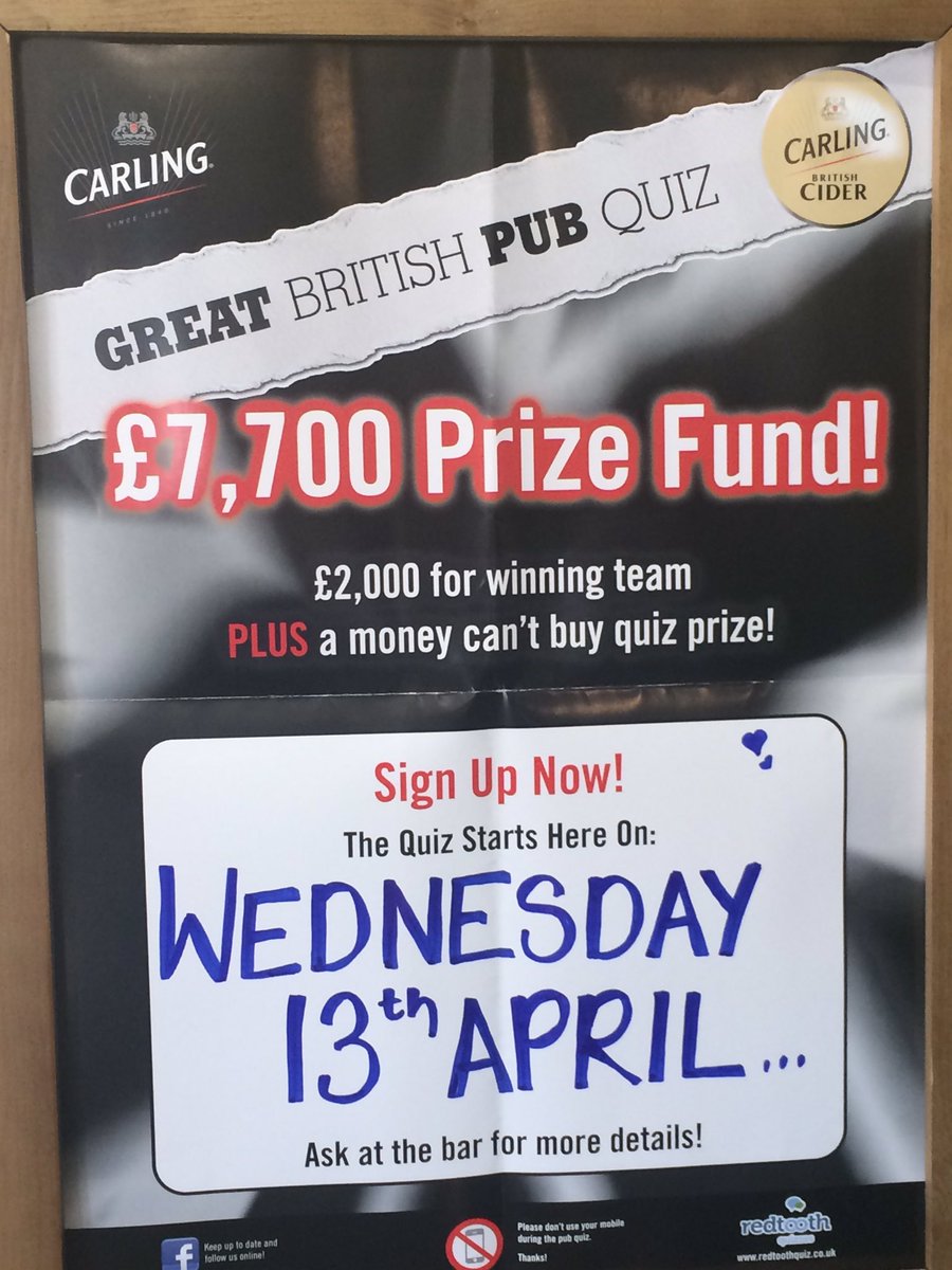 oak_exminster's tweet photo. #thegreatbritishpubquiz https://t.co/R0zt5UzzOG