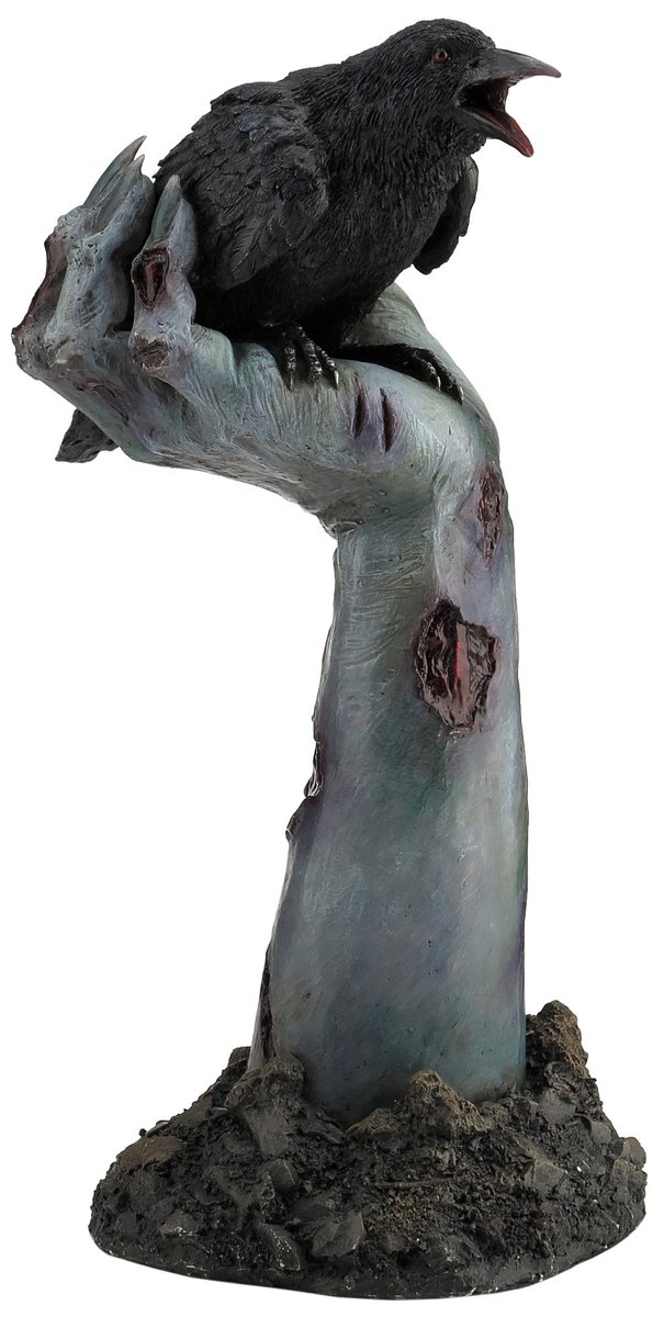 VeroneseDesign's tweet photo. April 24, 2016, The Hype 3 the Hypening. #GameofThrones #Figurines #VeroneseDesign (WU76345 - Crow on Zombie Hand) https://t.co/VzS7LXDK65