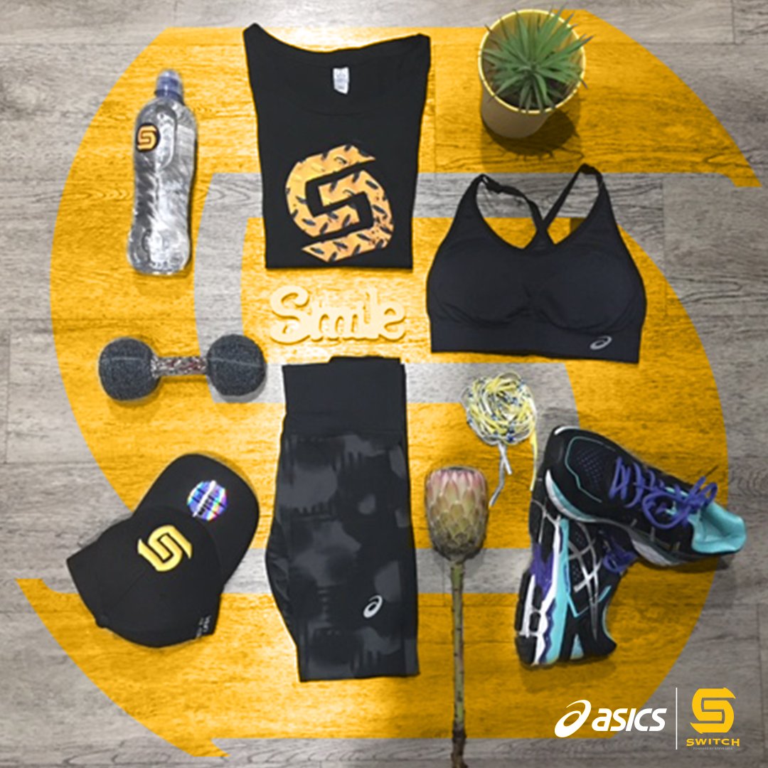 switch_fitness's tweet photo. All the #SwitchBitch essentials! #AsicsSwitch #SwitchPlayground https://t.co/ik8FbgtH3d