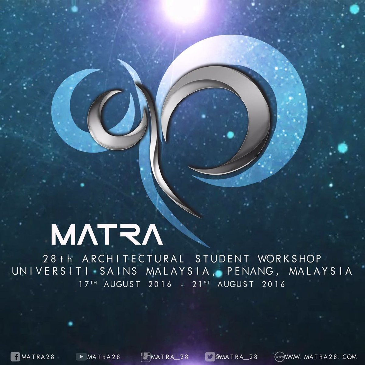 futureisnow_27's tweet photo. We welcome MATRA - 28th AASW '16
17/8 - 21/8
Find them on their social media!

#Matra28 #USM  #PAM #futureisnow27 https://t.co/mQmmHSA9hh